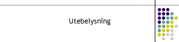 Utebelysning